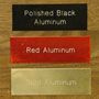 Metal Etched Name Plates